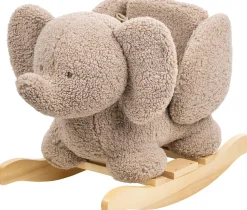 Juguete mecedor Teddy el elefante gris pardo - Nattou