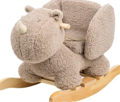 Juguete mecedor Teddy el rinoceronte gris pardo - Nattou