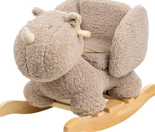 Juguete mecedor Teddy el rinoceronte gris pardo - Nattou