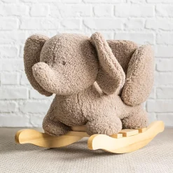 Juguete mecedor Teddy el elefante gris pardo - Nattou