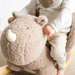 Juguete mecedor Teddy el rinoceronte gris pardo - Nattou