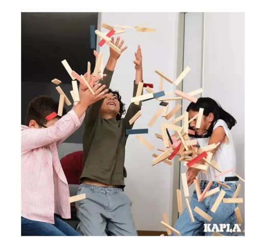 Kapla 120 Barril Azul Rosado Rojo - Kapla