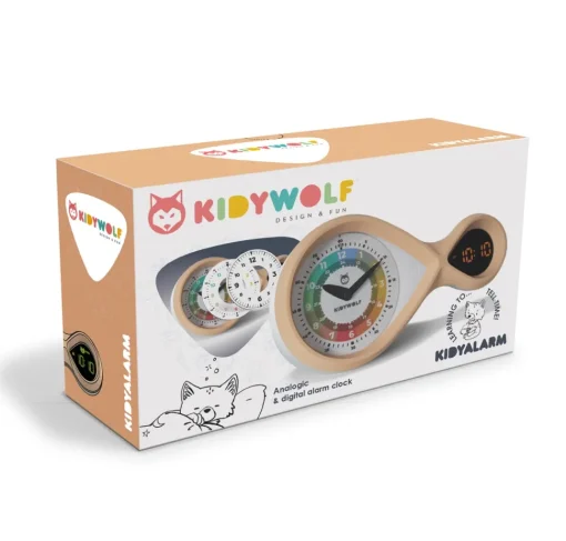 Kidyalarm Reloj despertador educativo pastel - Kidywolf