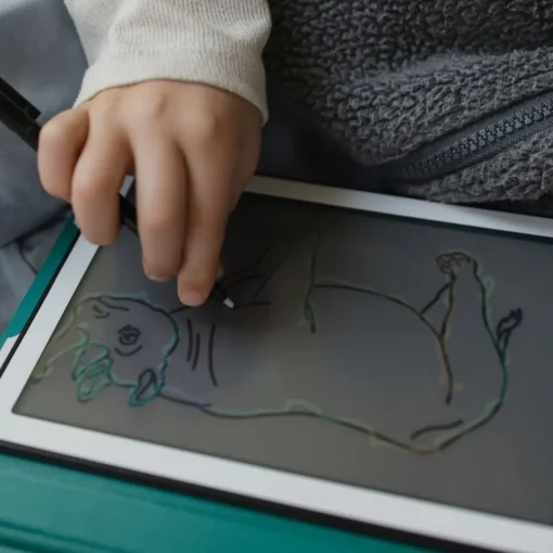 Kidydraw-Mini Tableta de dibujo - Animales del mundo - Kidywolf