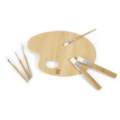 Kit artístico de pinceles y paleta - Hape Toys