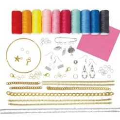 Kit creativo - Joyas con pompones - Buki France