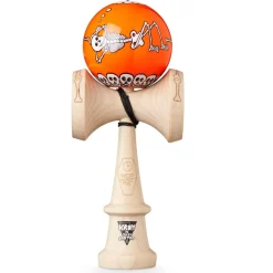Krom Kendama Jody Bartons Skeletons Orange - KROM Kendama