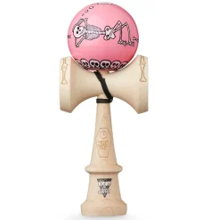 Krom Kendama Jody Bartons Skeletons Pink - KROM Kendama