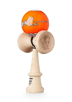 Krom Kendama Jody Bartons Skeletons Orange - KROM Kendama