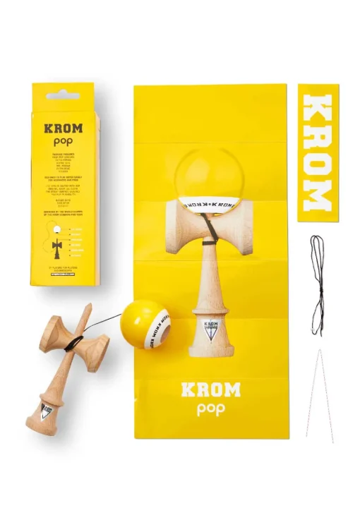 Krom Kendama Pop Lol Amarillo - KROM Kendama