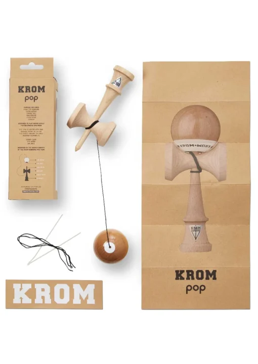 Krom Kendama Pop Lol Madera desnuda - KROM Kendama