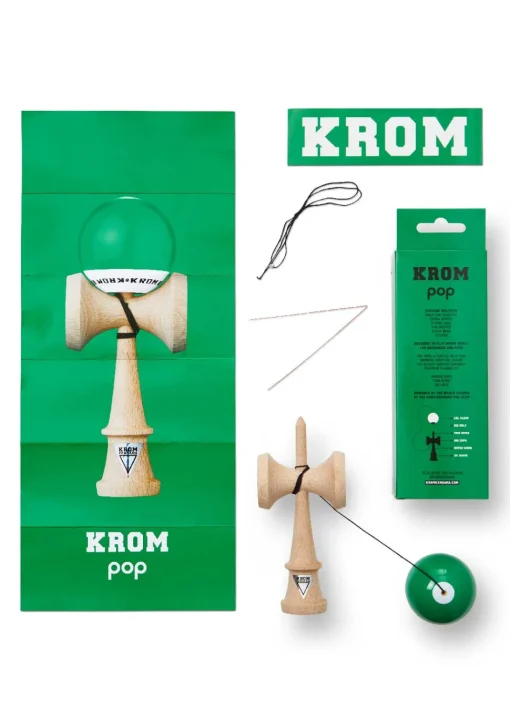 Krom Kendama Pop Lol Verde oscuro - KROM Kendama