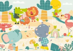 La sabana se divierte - Puzzle Michèle Wilson