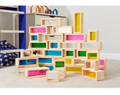 36 ladrillos de construcción arcoiris - TickiT