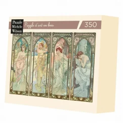 Las horas del día de Mucha - Puzzle Michèle Wilson
