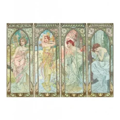 Las horas del día de Mucha - Puzzle Michèle Wilson