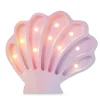 Lámpara Concha marina sirenas rosa - Little Lights