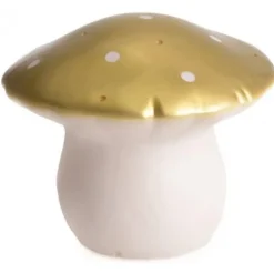 Lámpara de mesa/noche LED con forma de seta oro 20 cm - Egmont Toys