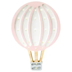 Lámpara de noche Montgolfière en rosa palo - Little Lights
