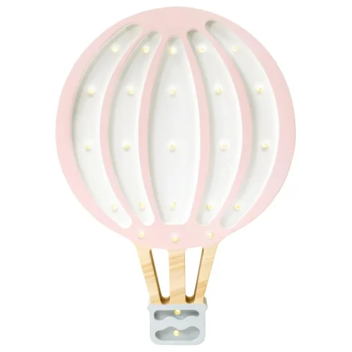 Lámpara de noche Montgolfière en rosa palo - Little Lights