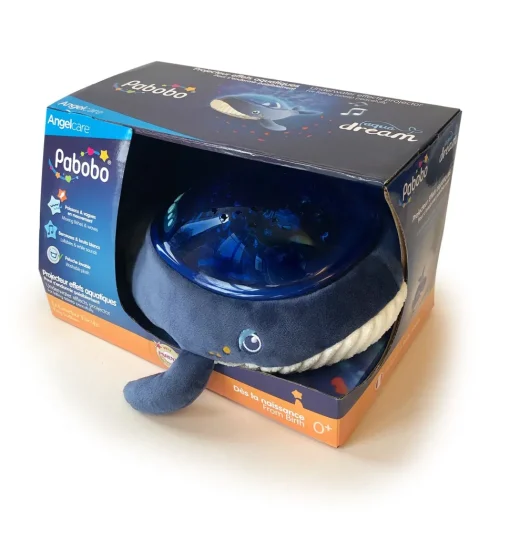 Lámpara de noche musical proyector ballena Aqua Dream - Pabobo