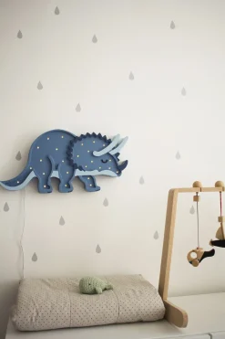 Lámpara de noche Triceratops Azul Marino - Little Lights