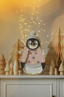 Lámpara pingüino rosa - Little Lights