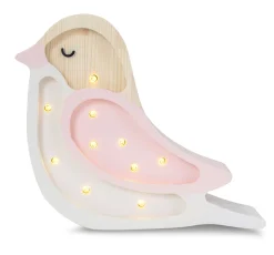 Lámpara Pájaro Crema de fresa - Little Lights