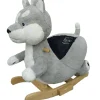 Lobo mecedora gris - Gerardo's Toys