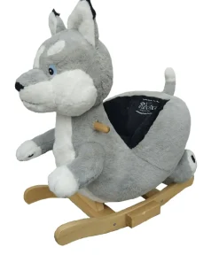 Lobo mecedora gris - Gerardo's Toys