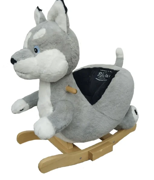 Lobo mecedora gris - Gerardo's Toys