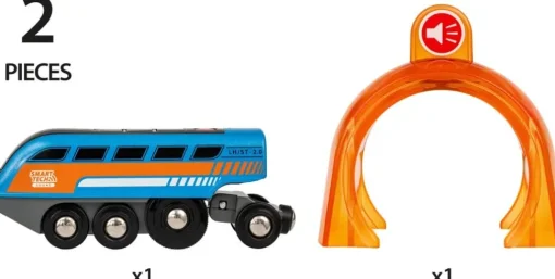 Locomotora con grabadora de voz - Brio