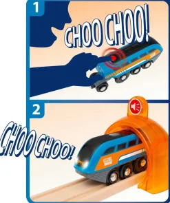 Locomotora con grabadora de voz - Brio