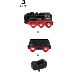 Locomotora de vapor a batería - Brio