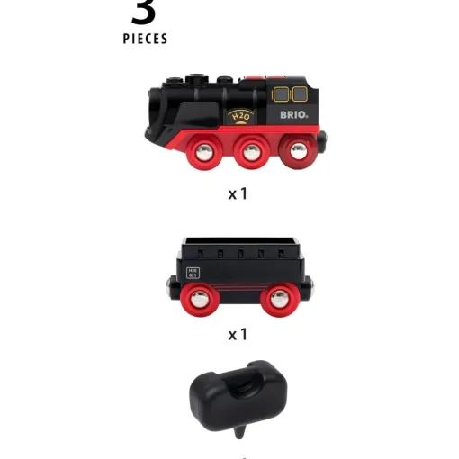 Locomotora de vapor a batería - Brio