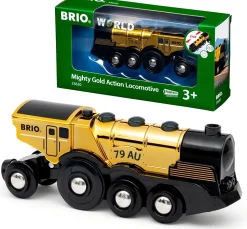 Locomotora multifunción dorada - Brio