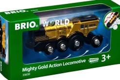 Locomotora multifunción dorada - Brio