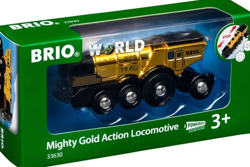 Locomotora multifunción dorada - Brio