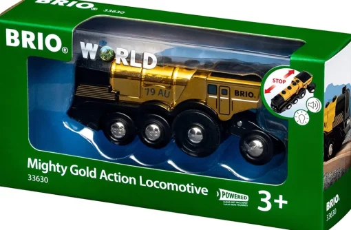 Locomotora multifunción dorada - Brio