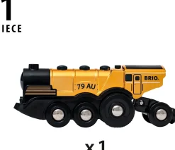 Locomotora multifunción dorada - Brio