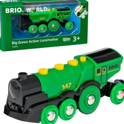 Locomotora multifunción verde - Brio