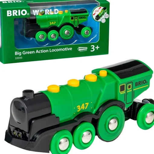 Locomotora multifunción verde - Brio