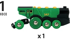 Locomotora multifunción verde - Brio