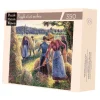 Los henificadores de Pissarro por la noche - Puzzle Michèle Wilson