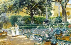 Los jardines del Alcázar de Rodríguez - Puzzle Michèle Wilson