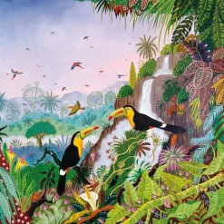 Los tucanes del casco de Alain Thomas - Puzzle Michèle Wilson