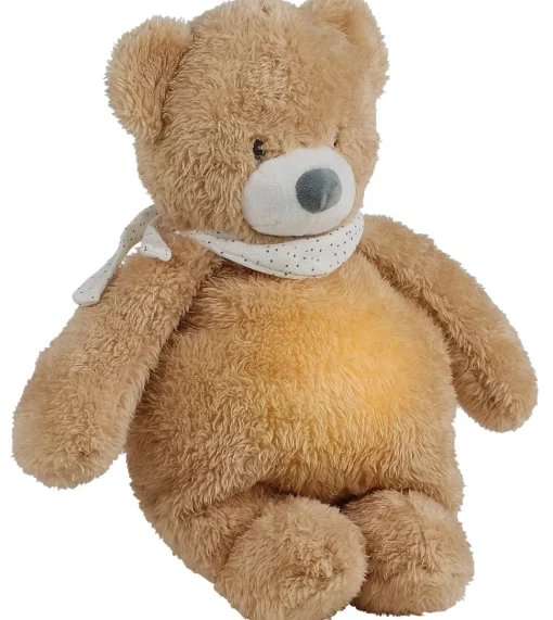 Luz de noche de peluche Oso Sleepy - marrón claro - Nattou