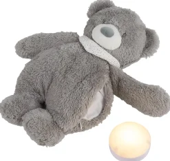 Luz de noche de peluche Oso Sleepy - gris - Nattou
