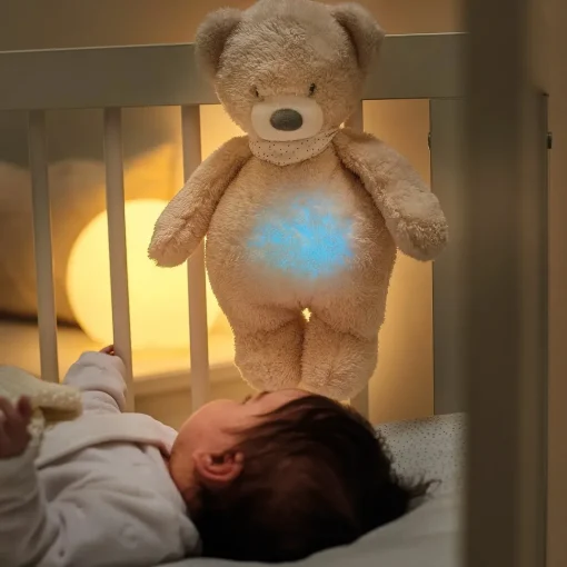 Luz de noche de peluche Oso Sleepy - beige - Nattou