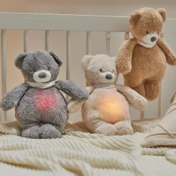 Luz de noche de peluche Oso Sleepy - marrón claro - Nattou